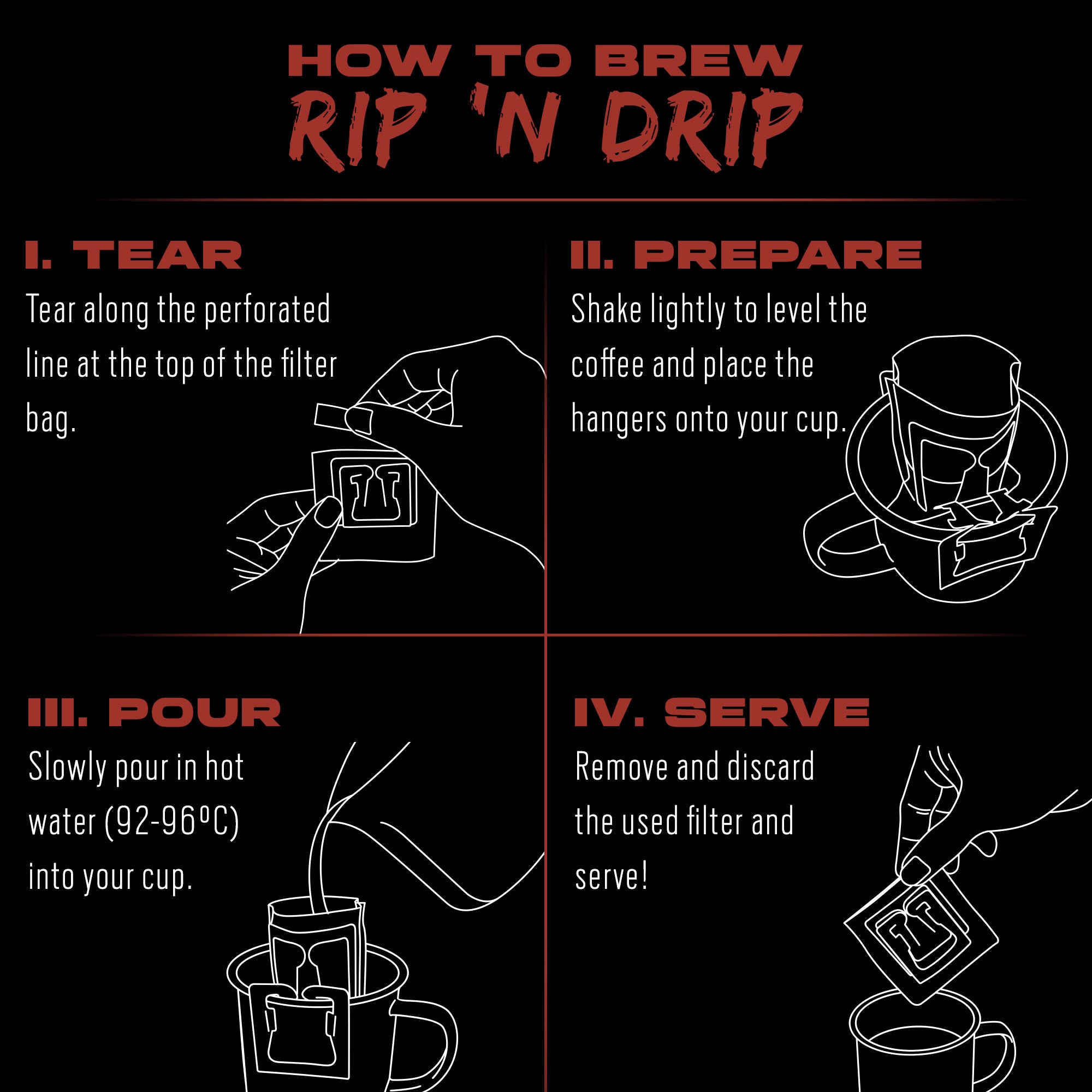 Rip ‘n Drip Subscription - 30 Pack