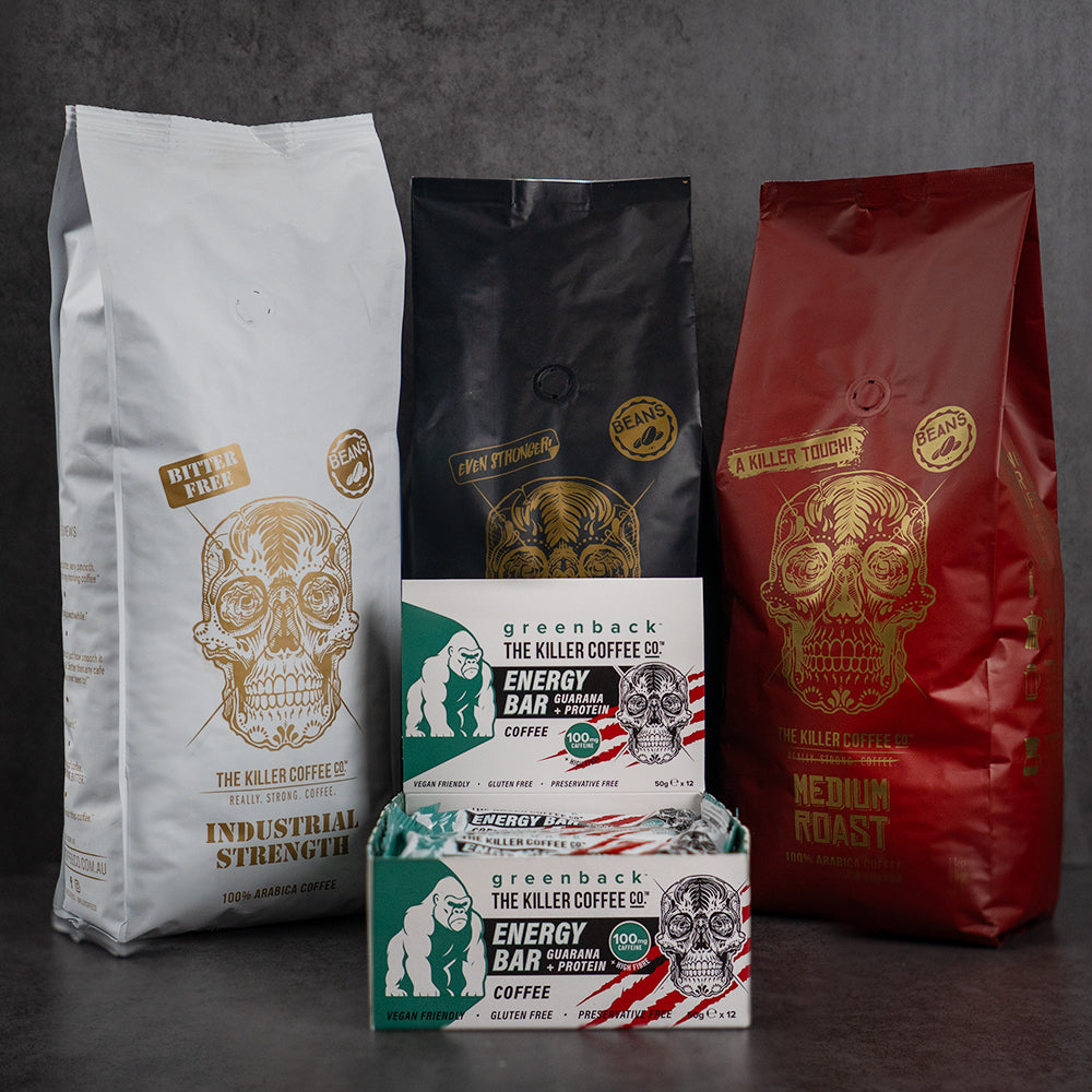 Killer Coffee x Greenback Protein Energy Bar Bundle