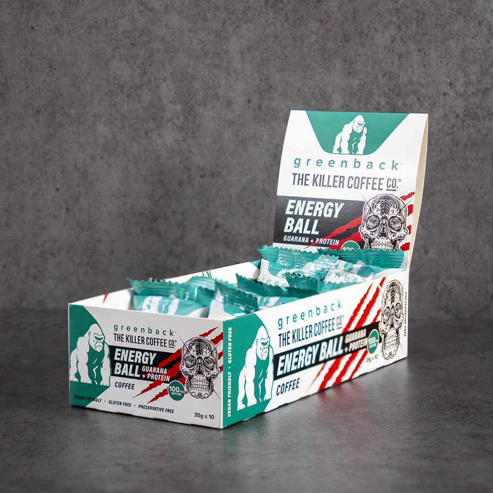 Killer Coffee X Greenback Protein Energy Balls - 10 Pack